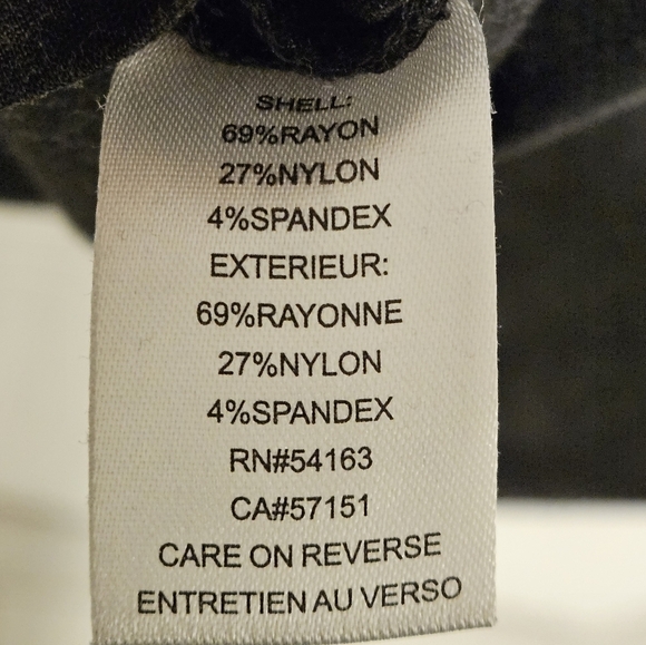 Karl Lagerfeld Paris womans Charcoal Grey Stud Dress size 8 NWT V neck Medium - Picture 3 of 6